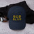 GOD BLVD - Classic Navy Strapback Dad Hat (Gold Stitch)