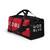 GOD BLVD - Red/ Navy Blue / Black Duffle Bag 