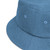 GOD BLVD - Lighter Blue Denim Bucket Hat (White Logo)