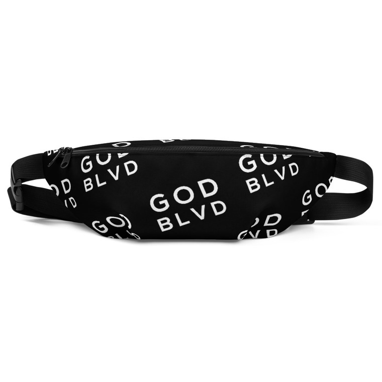 GOD BLVD - Logo Black Shoulder Bag / Fanny Pack