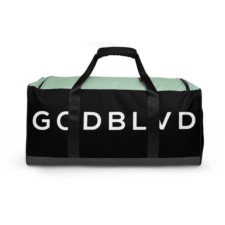 GOD BLVD - Black/Grey/LightGreen Duffle Bag