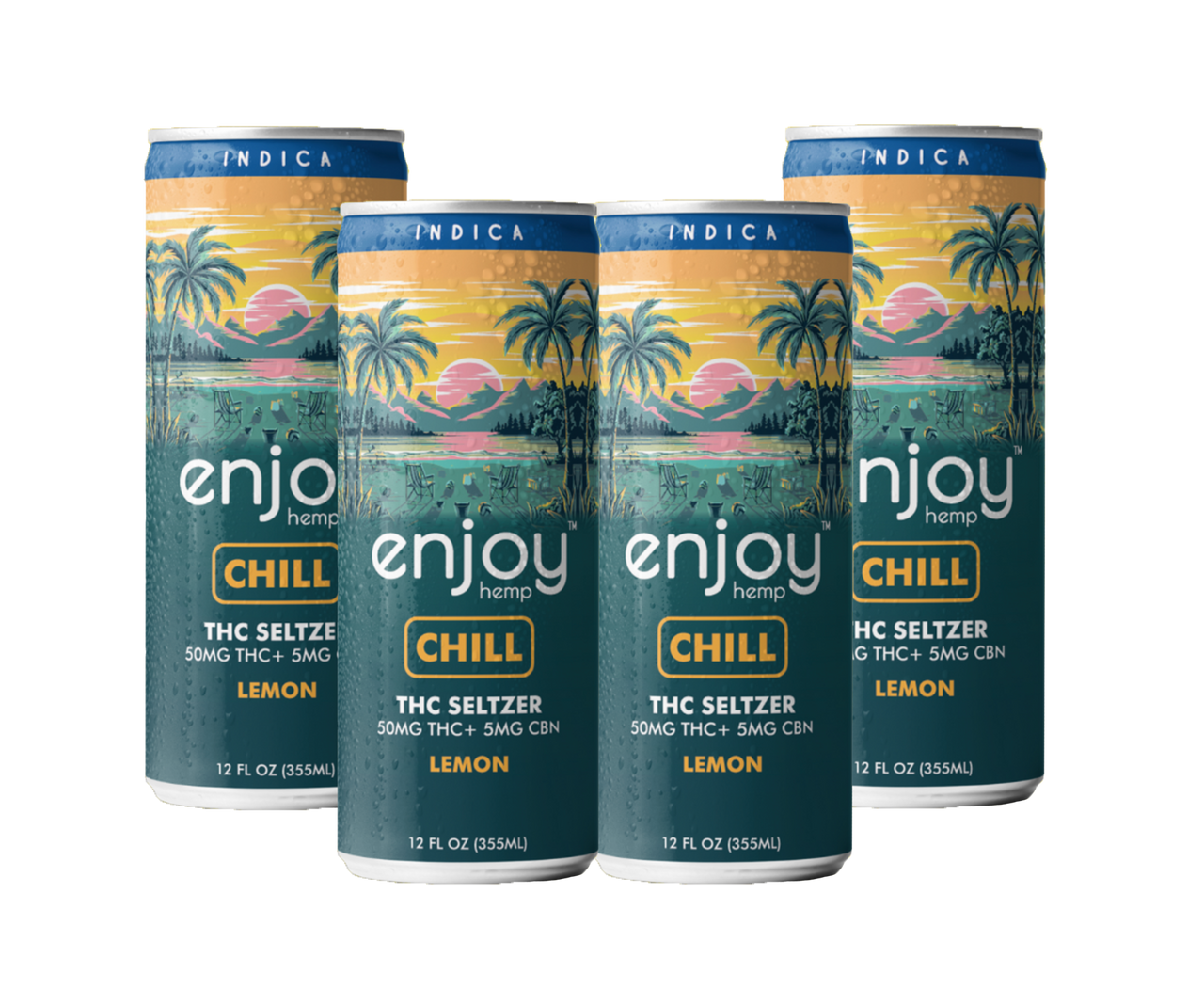 50mg 4pk Delta-9 THC Mega-Dose Seltzer