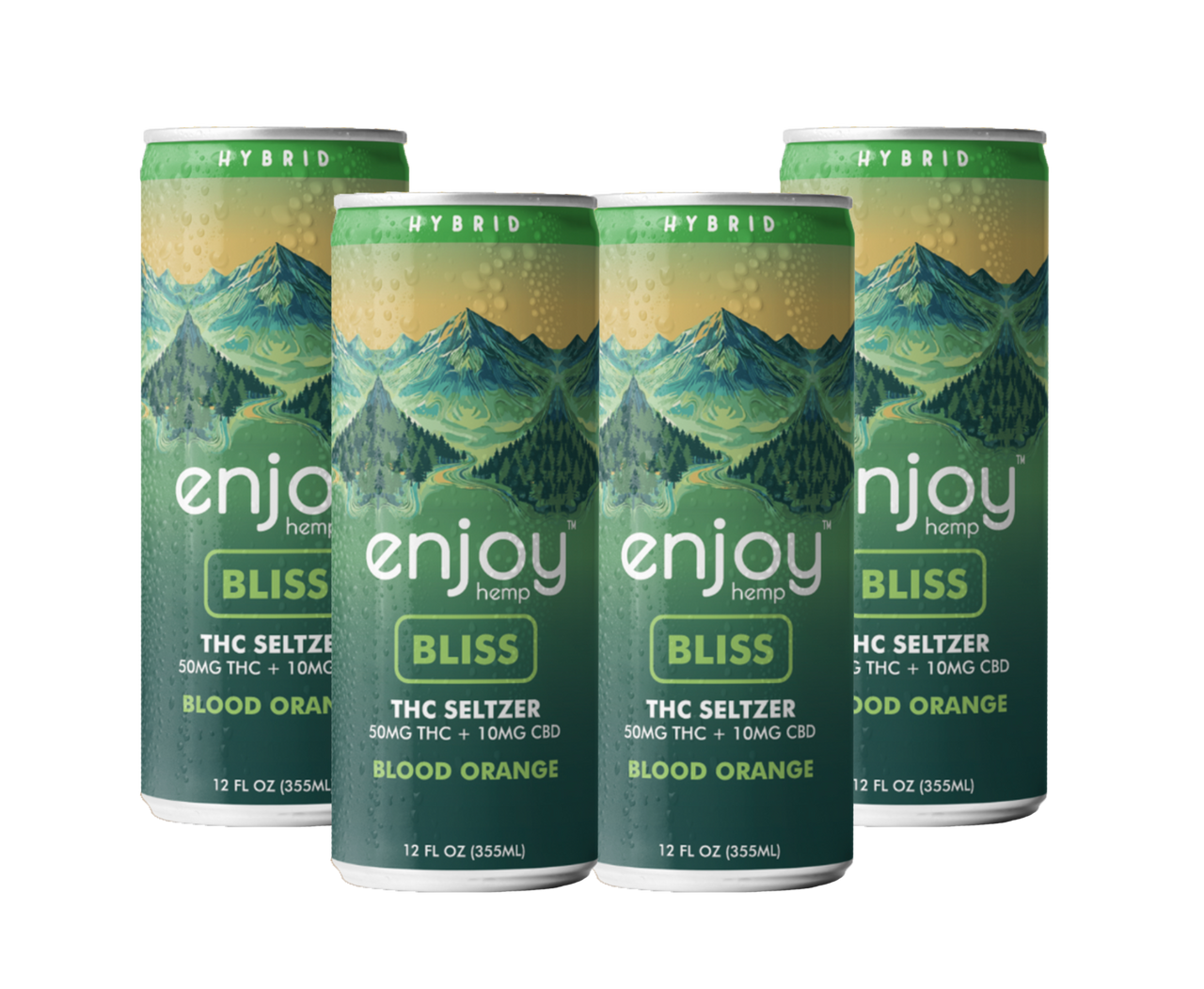 50mg 4pk Delta-9 THC Mega-Dose Seltzer