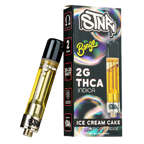 2ml XL Bongo THCa Cartridges - Ice Cream Cake (I), STNR, Vape, Swin Farms