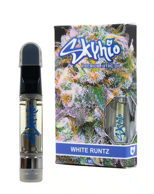 1ml Delta-8 THC Cart 95.0% - White Runtz, Skyhio, Vape, Swin Dispensaries