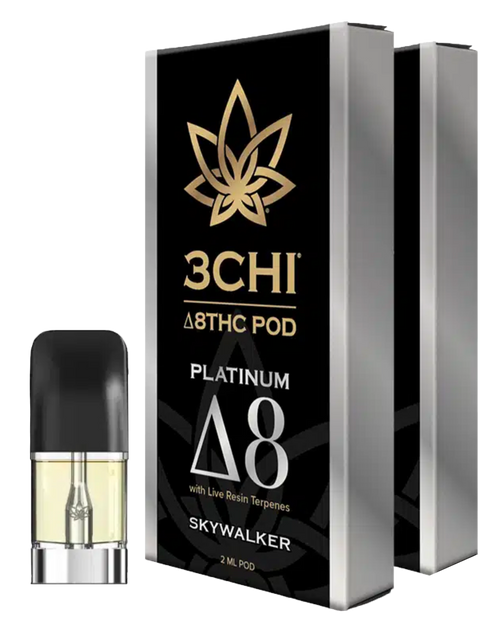 2ml Platinum Delta-8 THC POD, Vape, 3Chi, Swin Dispensaries