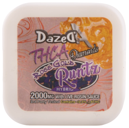 2g Terped THCa Diamonds - Rose Gold Runtz (H), Dazed, Dab, Swin Dispensaries