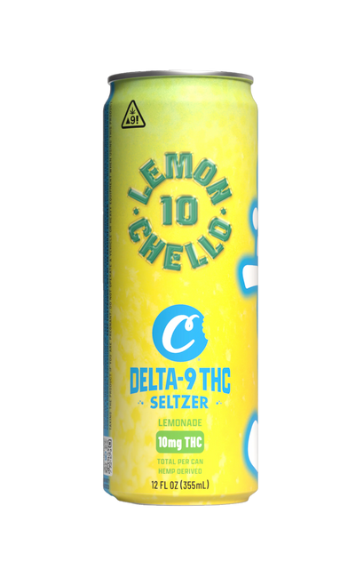 10mg Delta-9 THC Cookies Seltzer - Lemonchello 10 (S) - Lemonade Cookies, Drinks, Swin Dispensaries