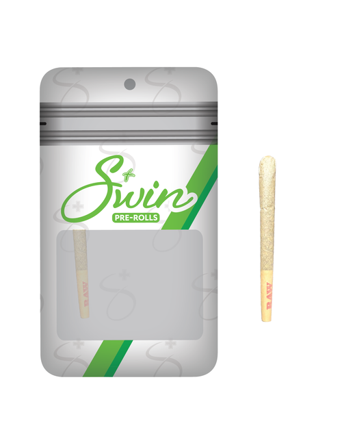 Swin Single 1g THCa Diamond Infused Pre-Roll, Swin Dispensaries, Pre-rolls