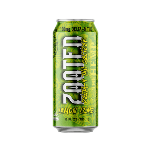 100mg Zooted Delta-9 THC Seltzer - Single - Lemon-Lime, The Hemp Doctor, Drinks, Swin Dispensaries