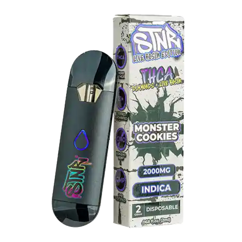 2ml Live Rosin THCa Diamond Disposable - Monster Cookies (I), STNR, Vape, Swin Dispensaries