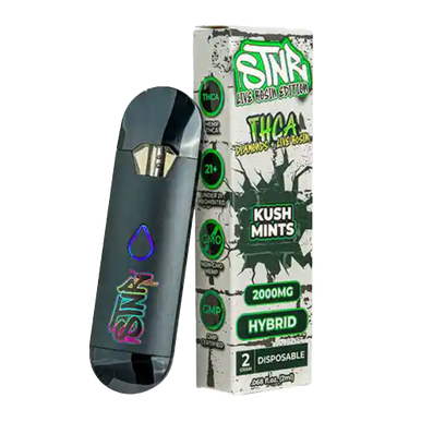 2ml Live Rosin THCa Diamond Disposable - Kush Mints (H), STNR, Vape, Swin Dispensaries