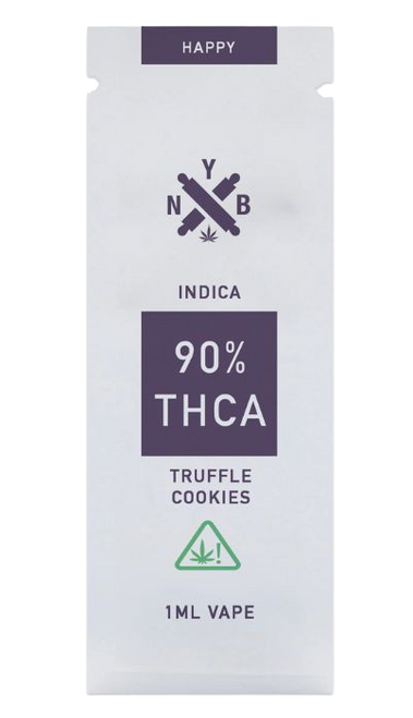 1ml NYB THCa Disposable - Truffle Cookies (I) 92.10%, Jelly x NYB, Vape, Swin Dispensaries