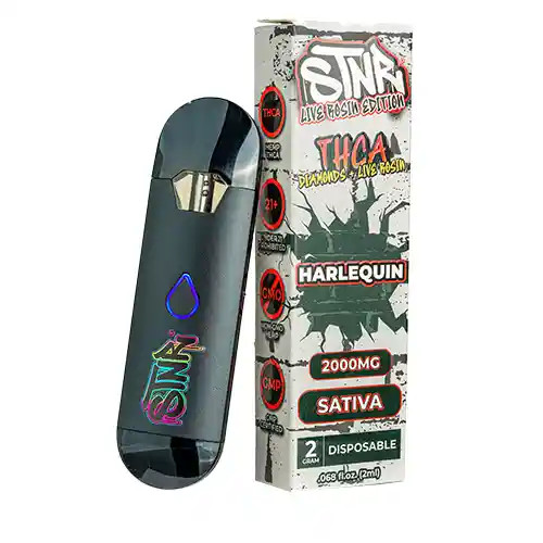 2ml Live Rosin THCa Diamond Disposable - Harlequin (S), STNR, Vape, Swin Dispensaries