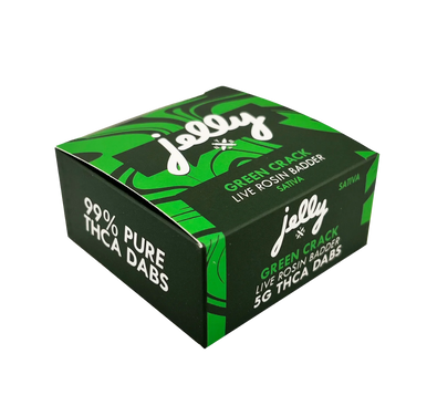 5g THCa Live Rosin Badder Dab - Green Crack, Jelly, Dab, Swin Farms
