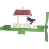 This is a finished whirligig using our Windward Feeder Whirligig Plan to build it