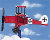 This is how your finished whirligig will look when using our  Tri-Plane Whirligig Plan