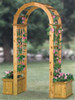 Winfield Collection Arched Trellis With Planters Plan