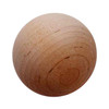A wooden ball.
