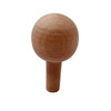 A wood head or a ball with a tenon attached.