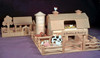 Western Farm and Ranch House Model Woodworking Plan