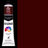 A 2.5 ounce tube of Jo Sonya India Red Oxide Acrylic Paint with a sample color next to the tube.