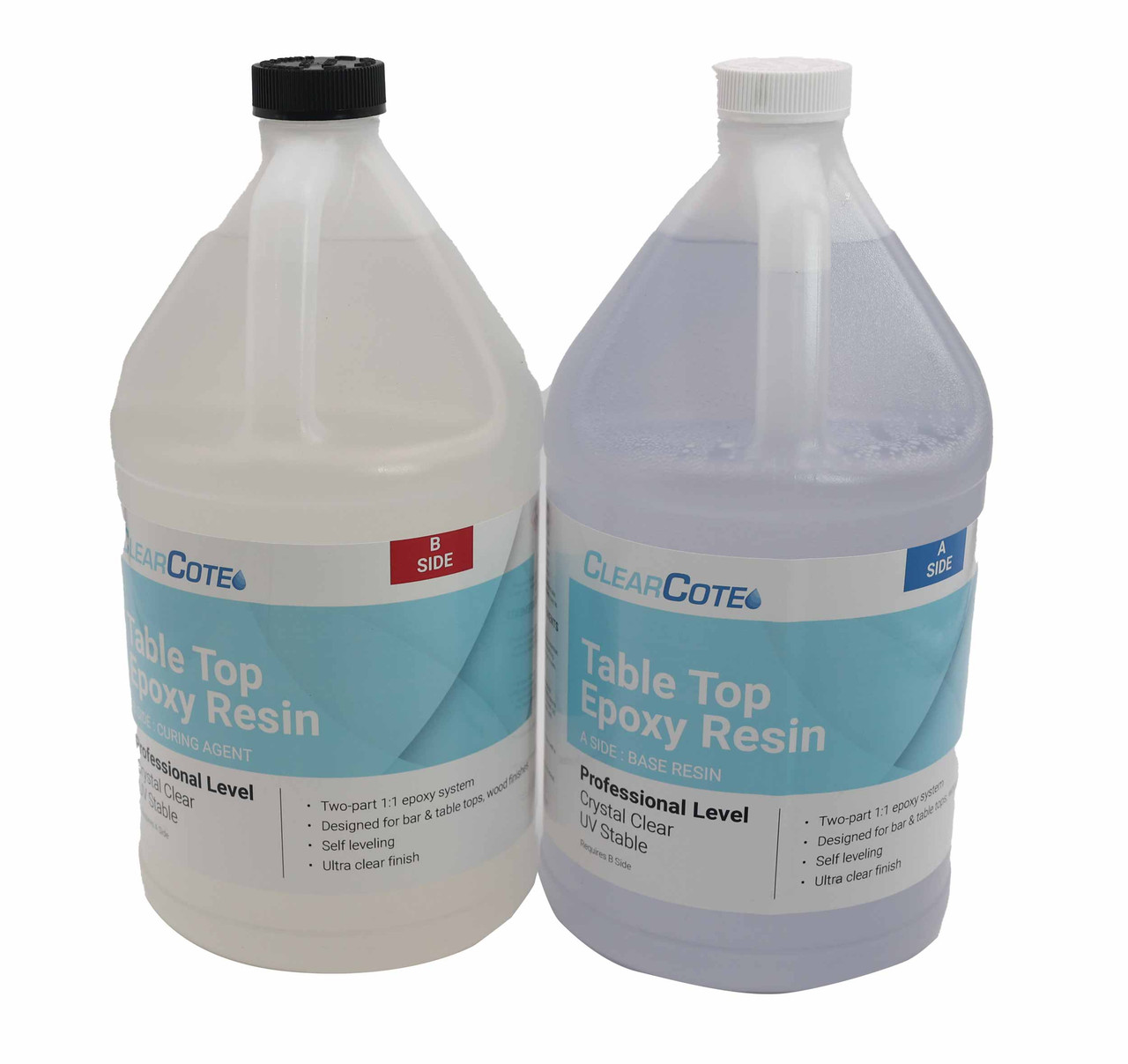 Table TOP EPOXY Resin 2 Gallon Kit. for Super Gloss Coating
