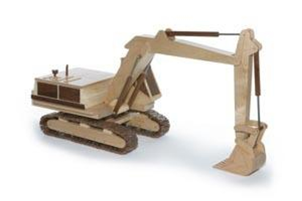 Excavator Toy Woodworking Plan