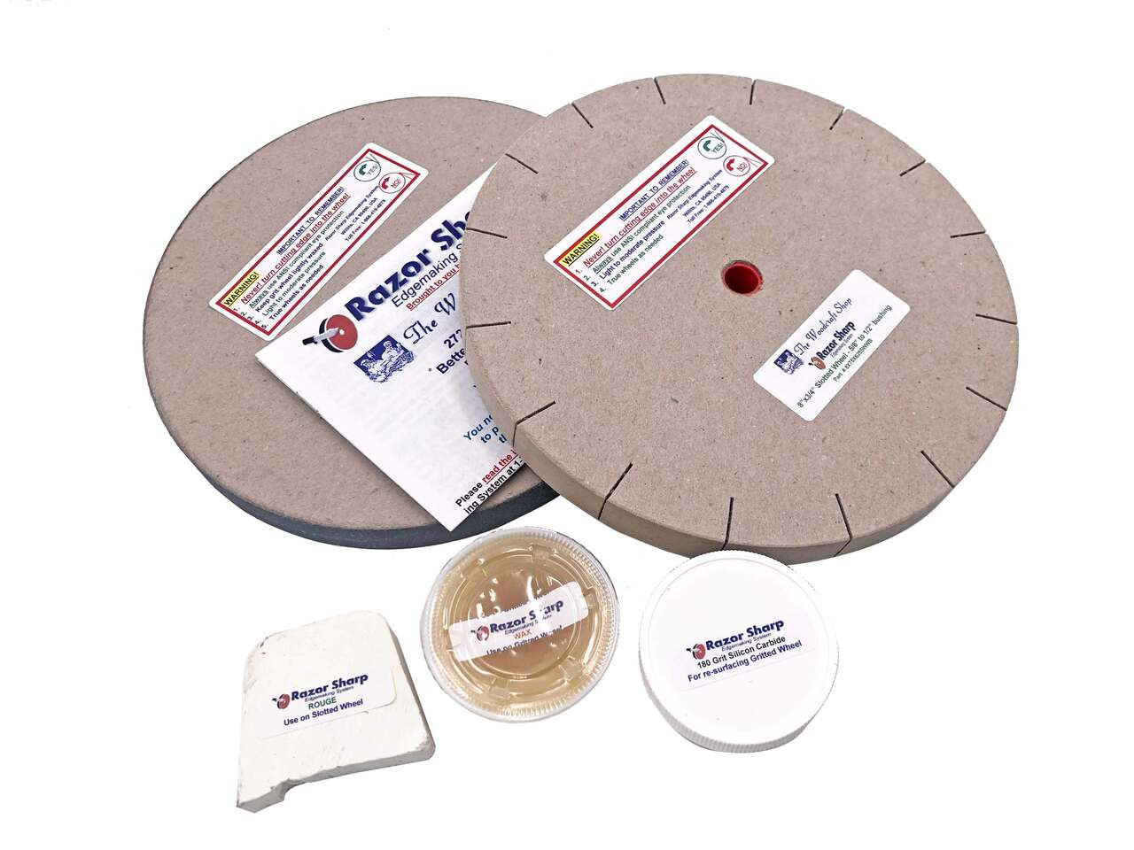 8 x 2 Paper Wheel Sharpening Kit