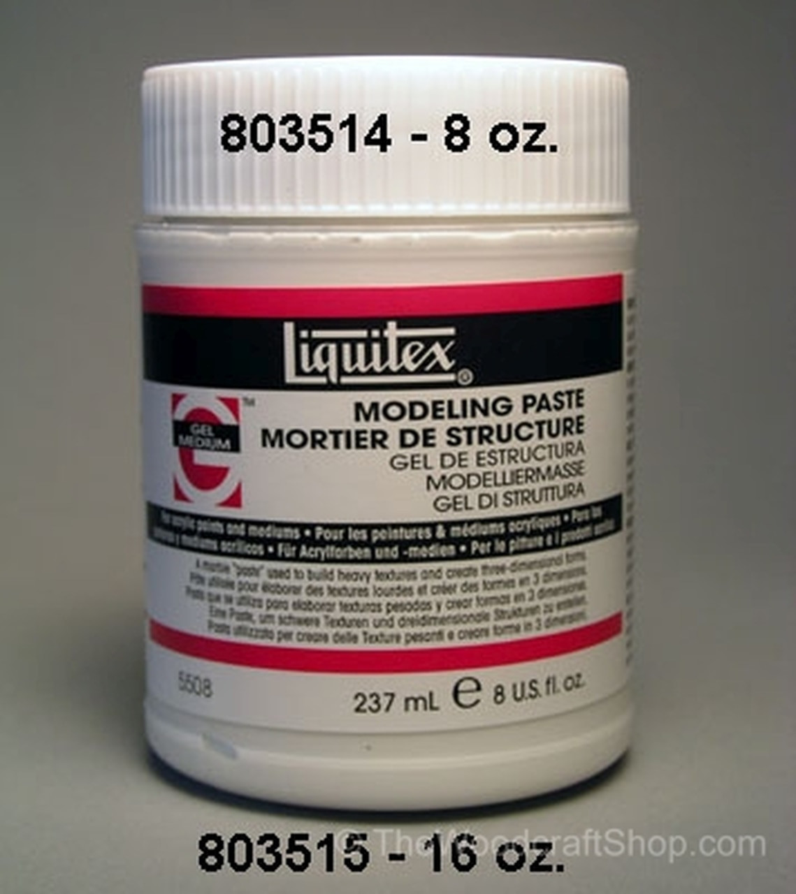 Liquitex Acrylic Professional Flexible Modeling Paste Medium 8oz