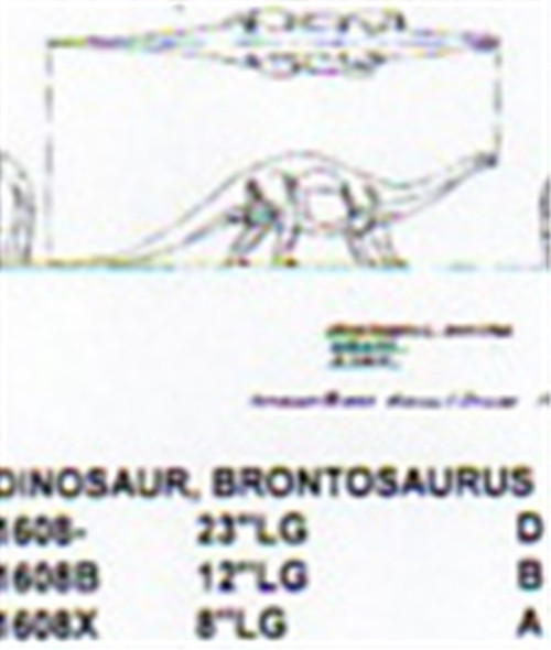 Brontosaurus Dinosaur Walking 23" Long