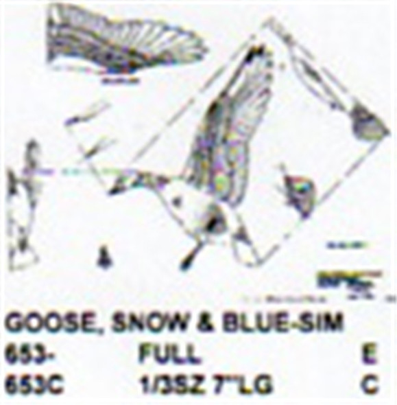 Snow Goose Blue Flying-Landing 1/3 Size