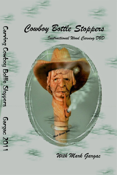 Cowboy Bottle Stoppers DVD showing the wooden bottle stopper you can make.