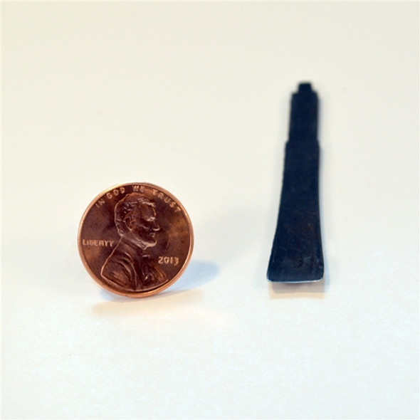 The image shows theFlexcut Power Gouge #3 x 3/8" (9mm) compared to a penny.
