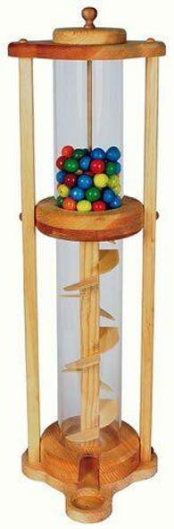 This is how your finished toy will look when using our Tower Gumball Machine Plan