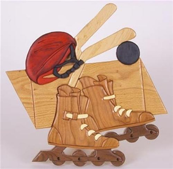 Cherry Tree Toys Hockey Intarsia Plan