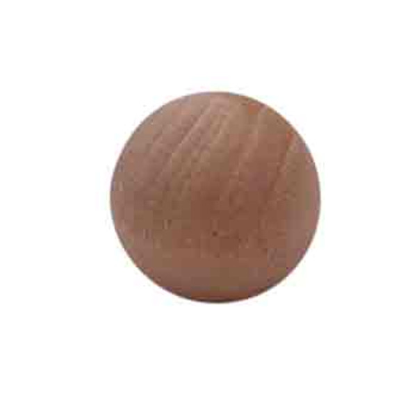 A 1/2" wood ball.