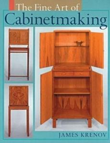 The cover of The Fine Art Cabinetmaking is showing a cabinet with the doors open.