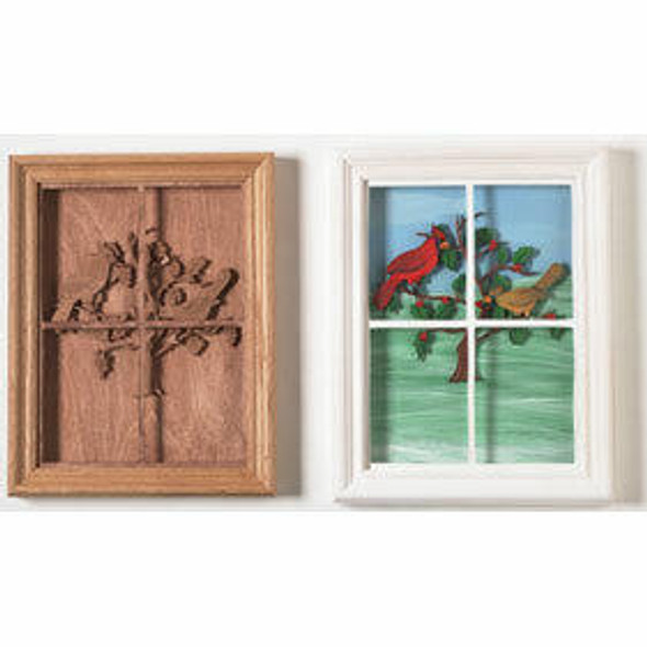 Wildwood Designs Cardinals in the Window Scroll Saw Pattern