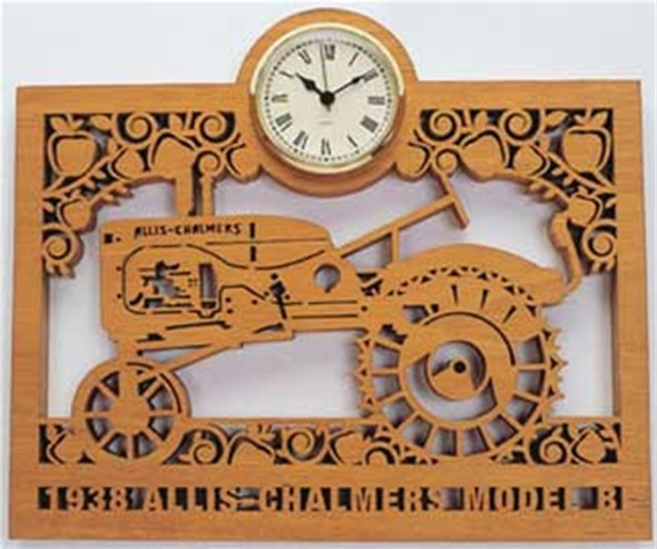 This is an old-style tractor built from our 1938 Allis Chalmers Model B Clock Pattern