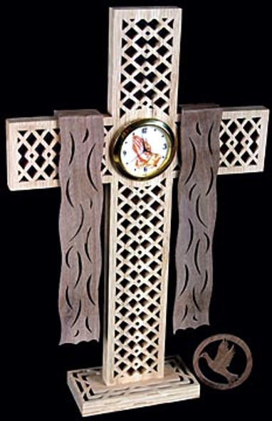 Dove Cross Clock Pattern