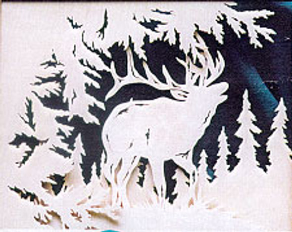 Elk 3D Scroll Saw Pattern