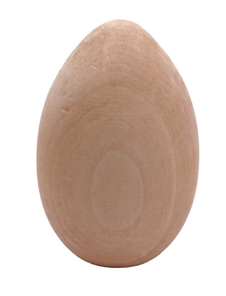 A basswood large egg turning.