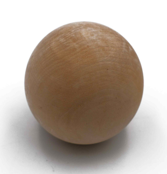 A basswood ball turning.