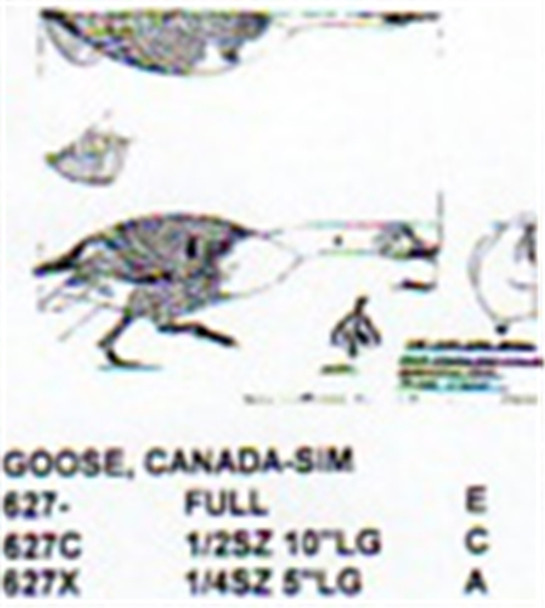 Canada Goose Aggressive Pose 1/2 Size