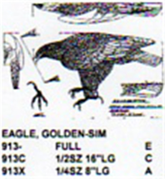 Golden Eagle Standing 1/2 Size