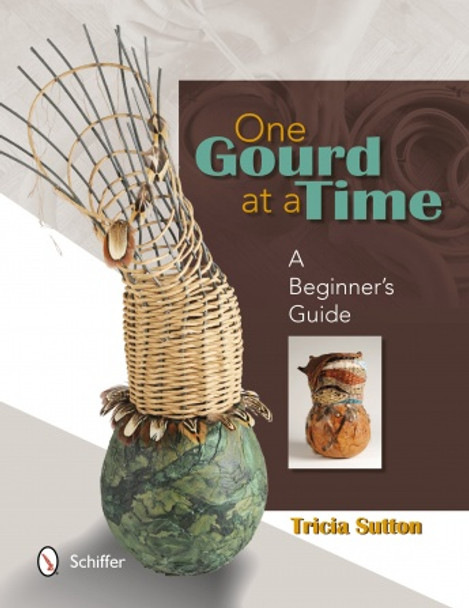 One Gourd At a Time showing gourd art with a basket weave on top.