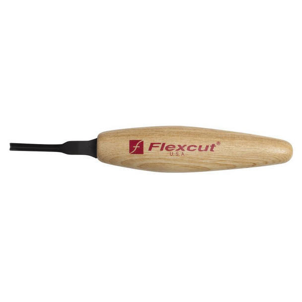 Flexcut MT38  60° Micro V-Tool 4mm with the company logo on the handle.