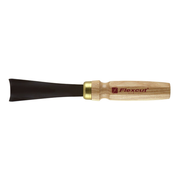 Flexcut Mallet Tool #9 x 1 3/8" 35mm has a nice wide blade profile for your large carving projects.