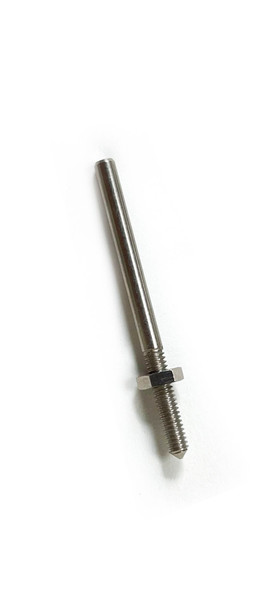 a screw mandrel with adjustment nut